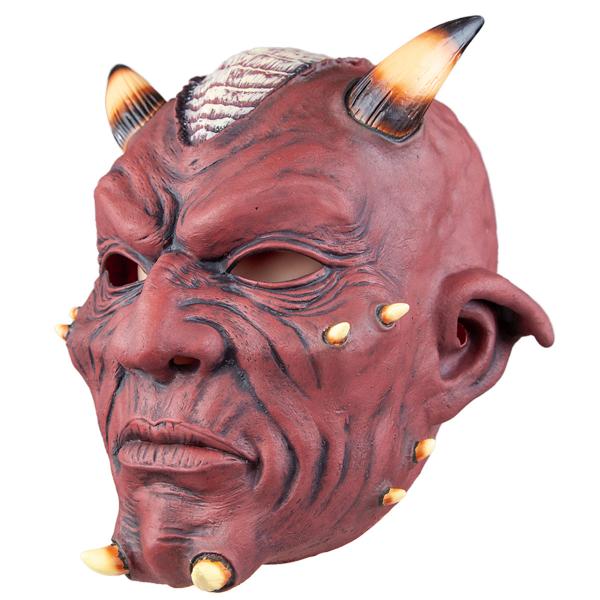 Latexmask Djävul med Horn