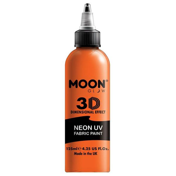 Moon Glow Neon UV Textilfärg Orange 125 ml