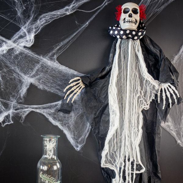 Hängande Skelett Clown Prop