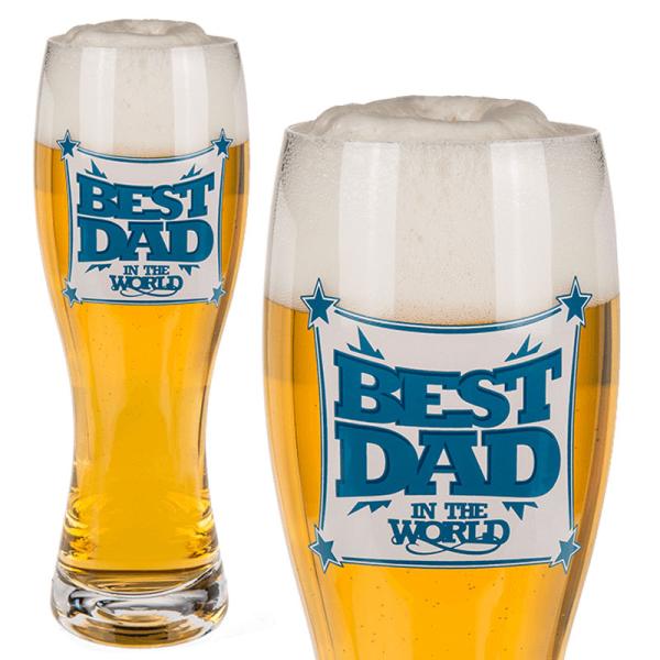 Best Dad in the World Ölglas