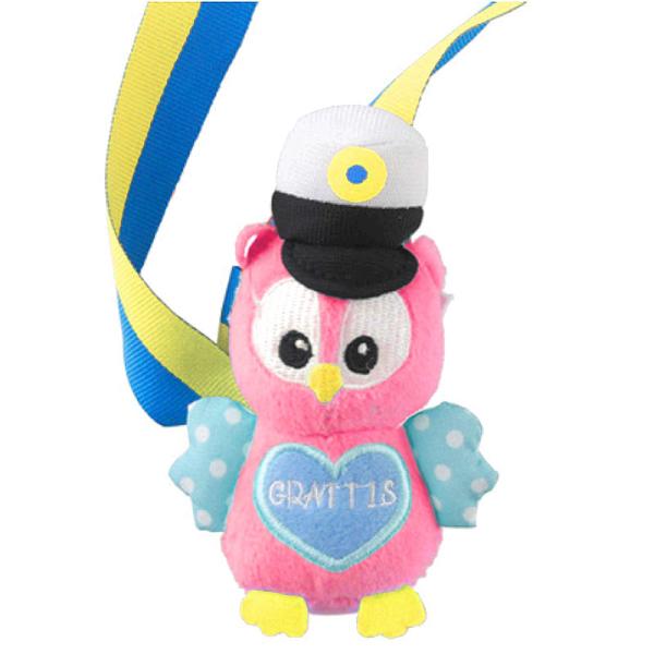 Student Gosedjur Uggla Rosa