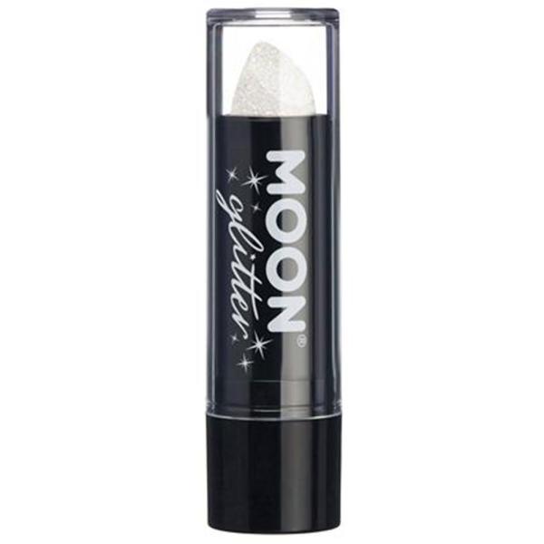 Moon Glitter Iridescent Glitter Läppstift Vit