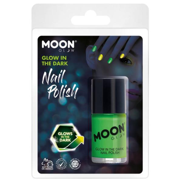 Moon Glow Självlysande Nagellack Grönt