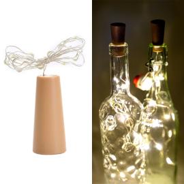 Flaskbelysning Kork med LED Slinga