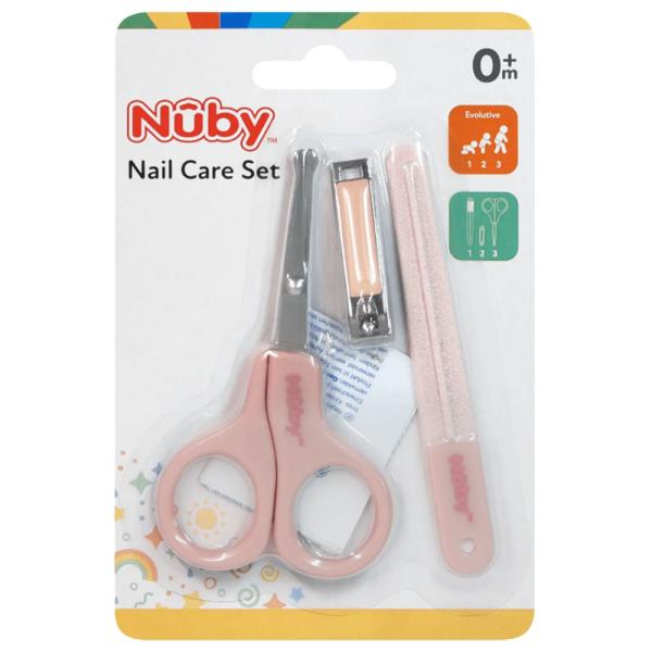 Baby Nagelkit Rosa 3-pack