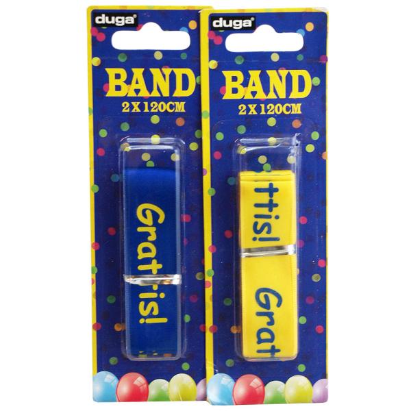 Studentband Grattis