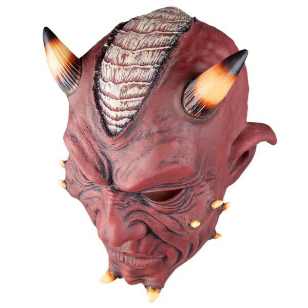 Latexmask Djävul med Horn