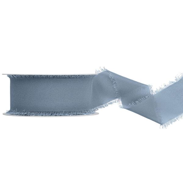 Chiffongband Ljus Dimblå 40 mm
