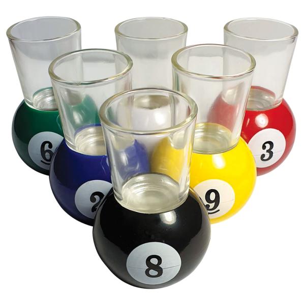 Biljard Shotglas Set