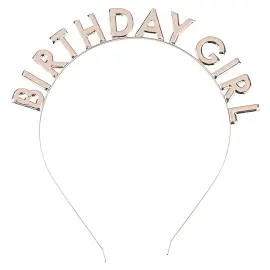 Birthday Girl Diadem Roséguld