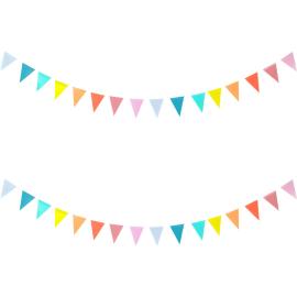 Flaggirlang Pastell Liten