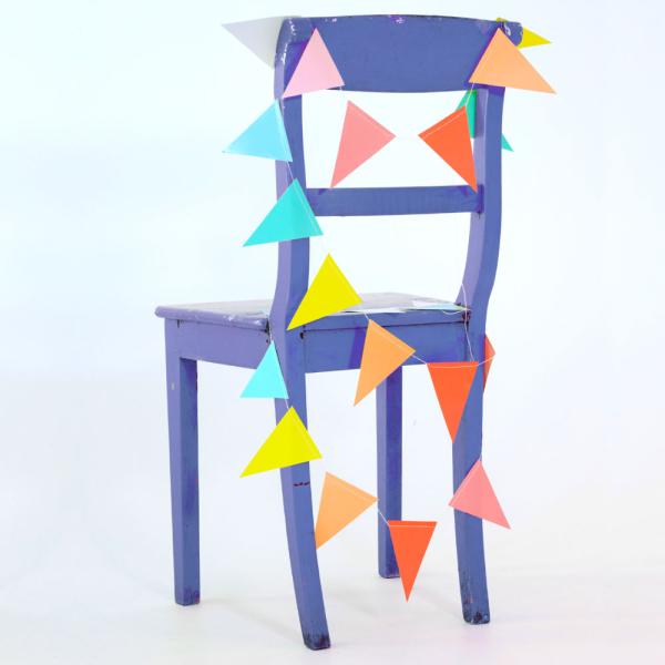 Flaggirlang Pastell Liten