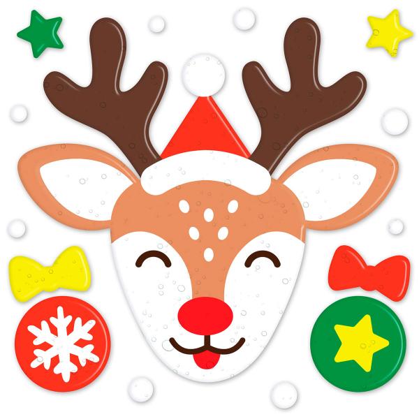 Gel Fönsterdekoration Julren