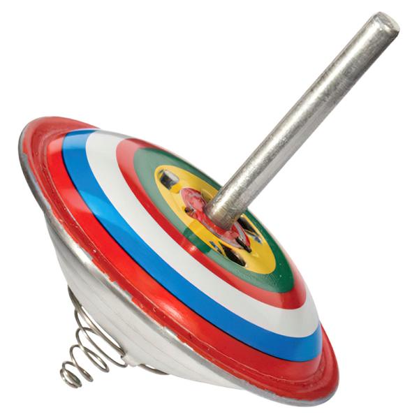 Studsande Spin Top