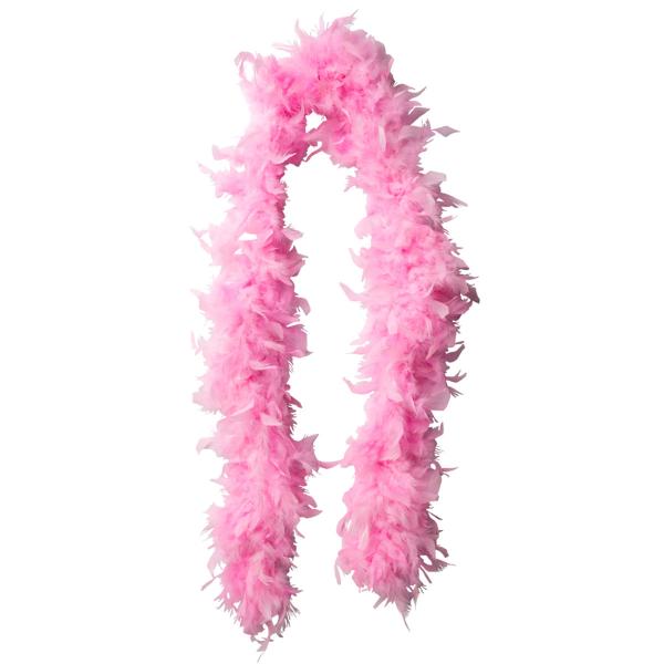 Fjäderboa Rosa 80 g 180 cm