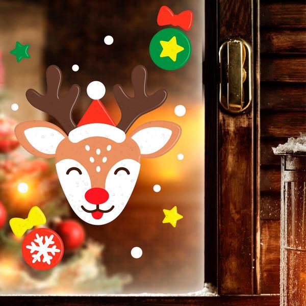 Gel Fönsterdekoration Julren