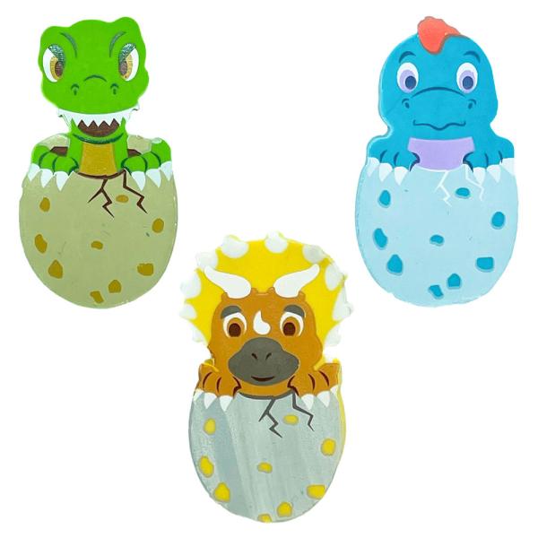 Suddgummi Set Dinosaurie Ägg