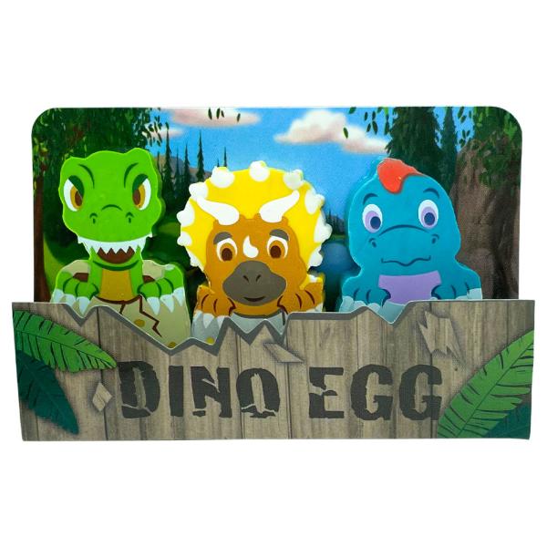 Suddgummi Set Dinosaurie Ägg