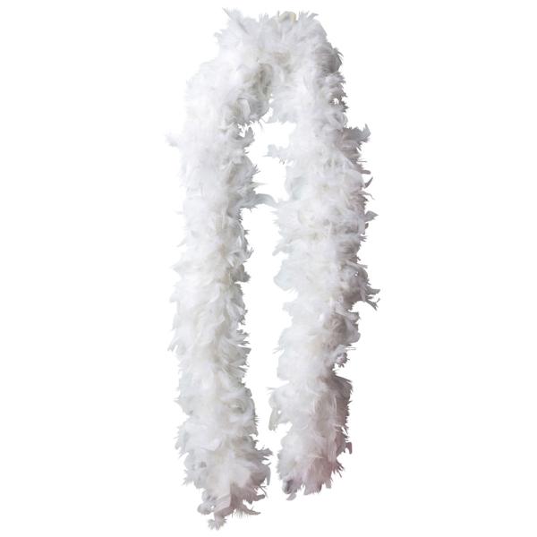 Fjäderboa Vit 80 g 180 cm