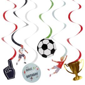 H&auml;ngande Swirls Fotbollskalas 6-pack