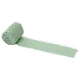 Chiffongband Pistagegrön 40 mm 3-pack