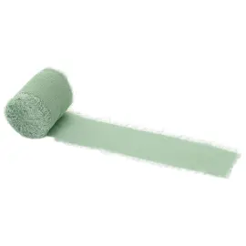 Chiffongband Pistagegrön 40 mm 3-pack