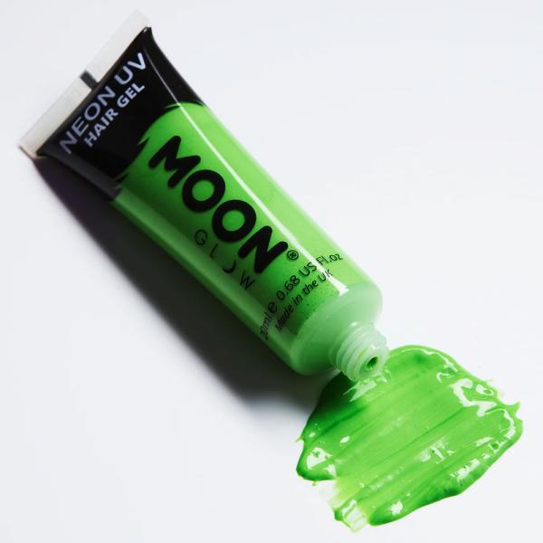Moon Glow Neon UV Hårgel Intensiv Grön