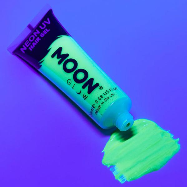 Moon Glow Neon UV Hårgel Intensiv Grön