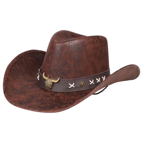 Cowboyhatt Texas Brun