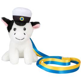 Studentnalle Kossa Svartvit 14 cm