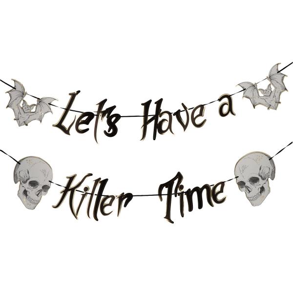 Bokstavsgirlang Let's Have a Killer Time