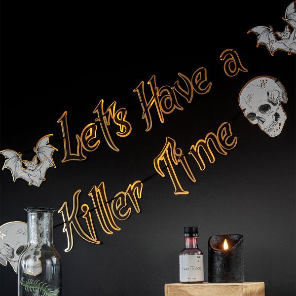 Bokstavsgirlang Let's Have a Killer Time