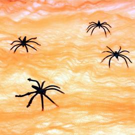 Orange Spindeln&auml;t med Spindlar
