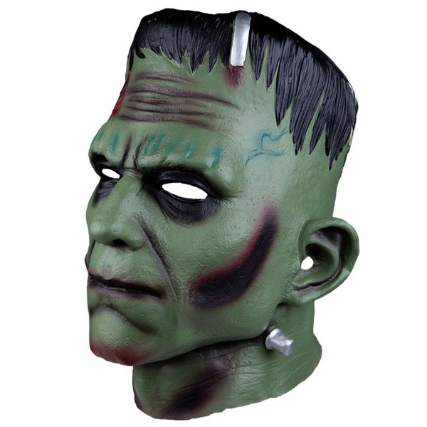 Latexmask Franky Grön