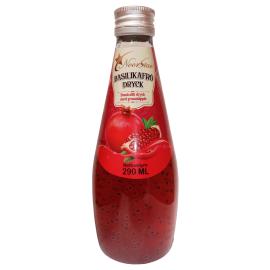 Granat&auml;ppledryck med Basilikafr&ouml;n 290 ml
