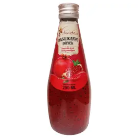 Granat&auml;ppledryck med Basilikafr&ouml;n 290 ml