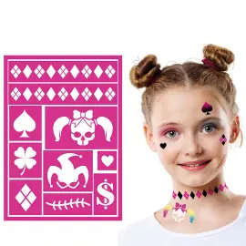 Stenciler Kvinnlig Joker