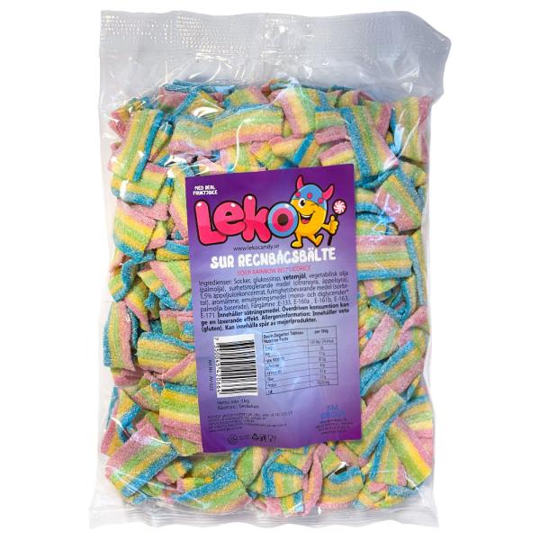 Sur Regnbågsbälte Godis 1 kg