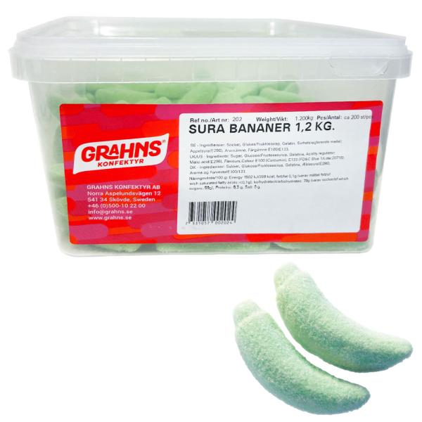 Sura Bananer 1.2 kg