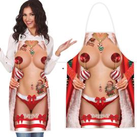 Julförkläde Naken Kvinna