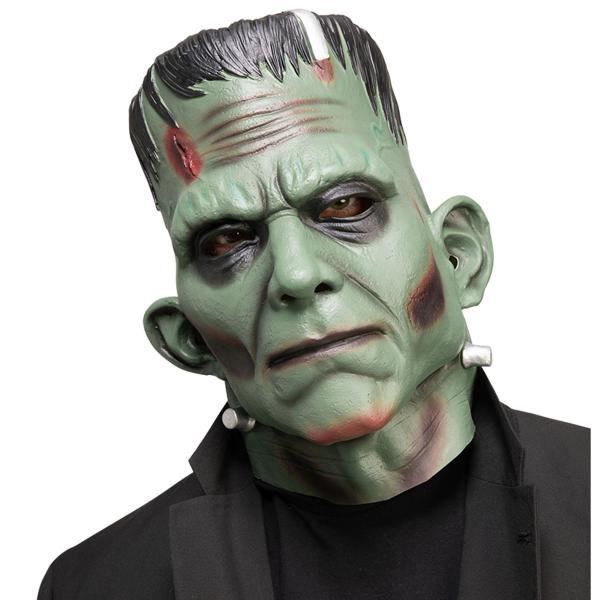 Latexmask Franky Grön