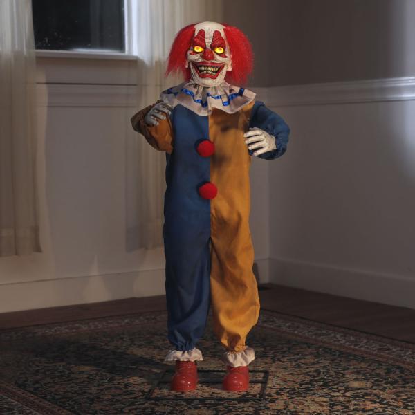 Rörlig Otäck Clown Ljud & Ljus