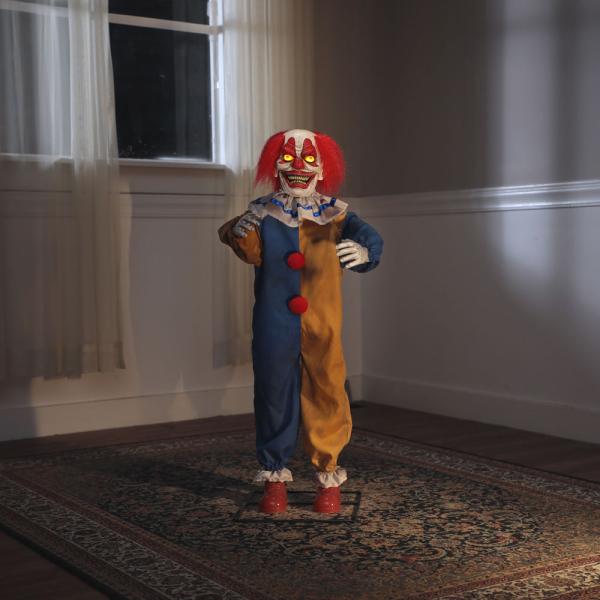 Rörlig Otäck Clown Ljud & Ljus