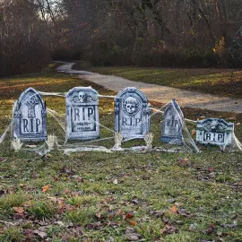 Gravstenar med Skeletthänder Kit
