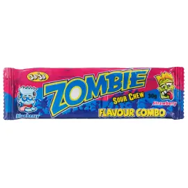 Zombie Chew Sour Blueberry & Strawberry 30g