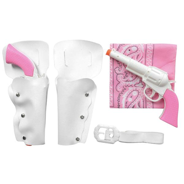 Cowboyset Rosa/Vit