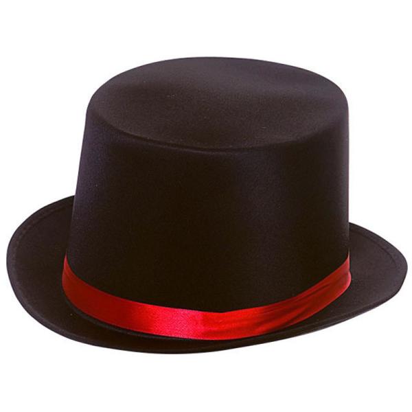 Svart Hög Hatt Deluxe
