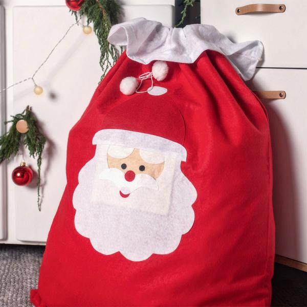 Jultomte Julklappssäck Röd