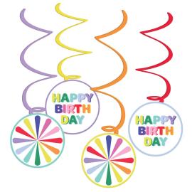 H&auml;ngande Swirls Stripetastic 6-pack