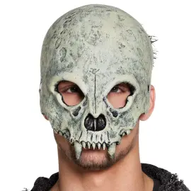 Halvmask D&ouml;dskalle Gr&aring;